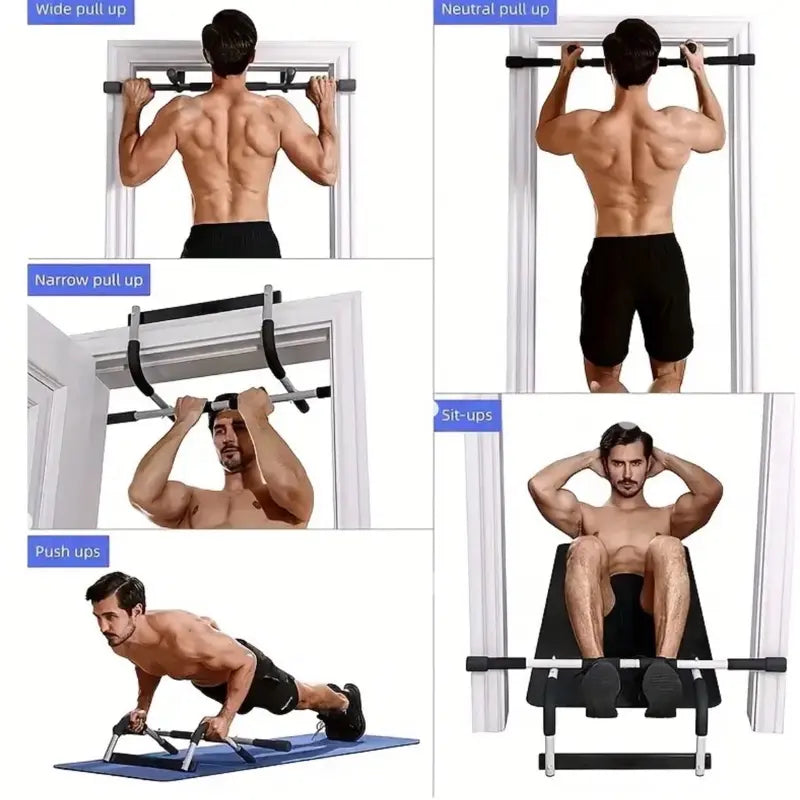 Door Pull up Bar, Strength Training Equipment for Full Body Workout, Core Focus Pull up Bars for Home Gym Fitness