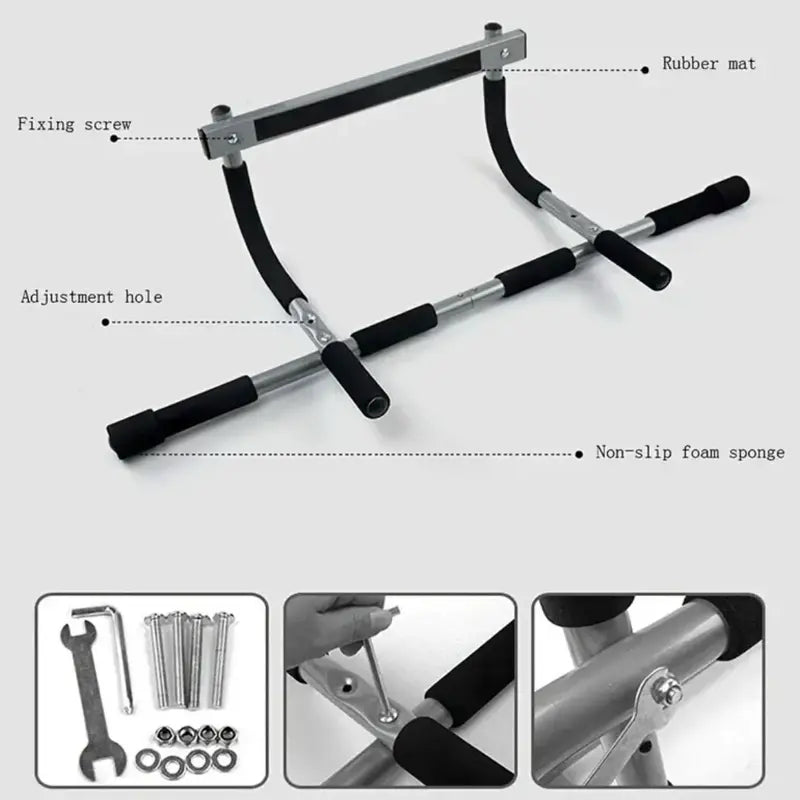Door Pull up Bar, Strength Training Equipment for Full Body Workout, Core Focus Pull up Bars for Home Gym Fitness