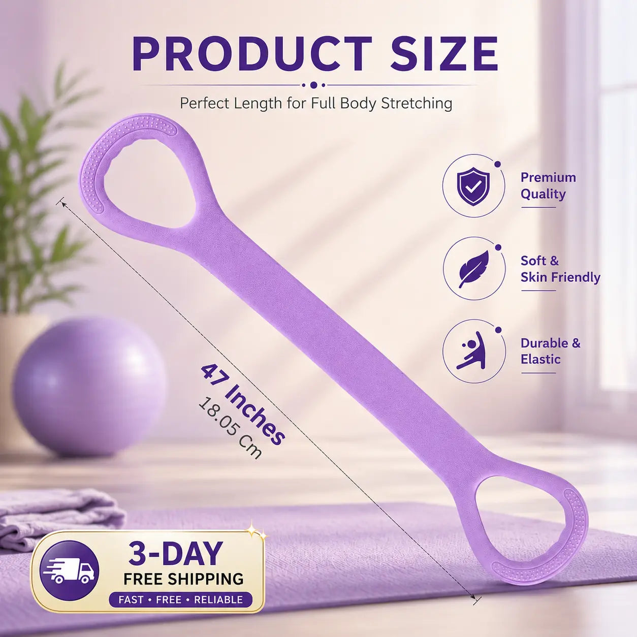 Figure 8 Resistance Band, Functional Soft Silicone Rope with Handles, Moisture-Wicking for Physical Therapy, Arm and Back Training, Functional Training Workout, Hand Grip Strengthener, Unisex, General Sport, Functional Train, Muscle Tone