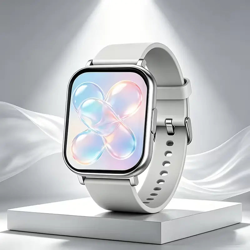 New Smart Watch, Wireless Communication/Message Reception for Men and Women, Multiple Sports Modes, Activity Tracking, Supports Wireless Communication, AI Voice, Music Playback, Remote Camera, Suitable for Men and Women, Friends, Couples, Parents Wearable